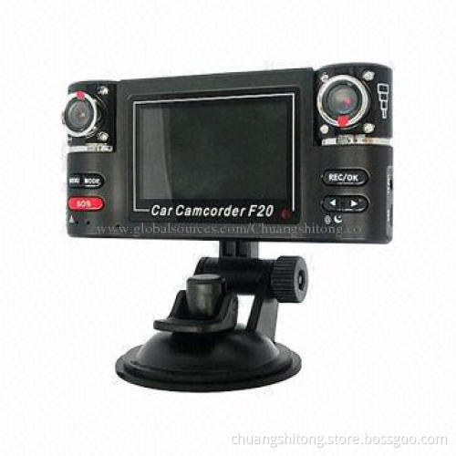 F20 Double Car Dash Camera 2.7-inches Big Screen G-sensor SOS Up to 32G